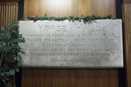 Morse Hall Plaque