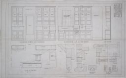 Plan of Pantry (Sheet #3) for Dr. Arthur Booth