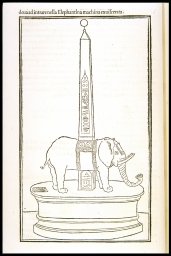 [Elephant with obelisk] (from Hypnerotomachia Poliphili)