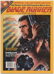 Front cover of the "Blade Runner Souvenir Magazine, Vol. 1."