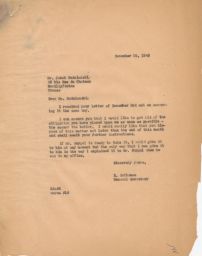 Rubin Saltzman to Jakub Rudnianski about Payment Issues, December 1946 (correspondence)
