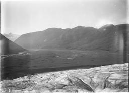 Looking west from Hidden Glacier - shows fan and kettles