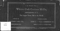 A visit to White Oak Cotton Mills, Greensboro, N.C. the largest denim mill in the world