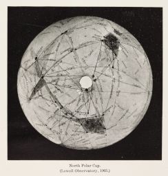 Illustration of the North Polar Cap, Lowell Observatory.
