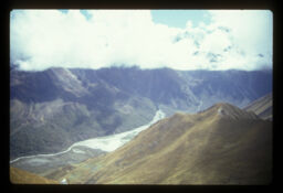 himnadi ra Langtang kshetra ko drisya (हिमनदी र  लांगटंग क्षेत्रको दृश्य / view of glacier  and Langtang region)
