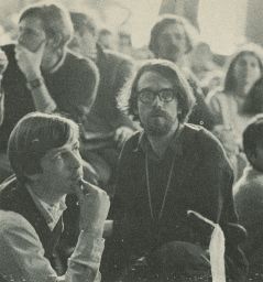 Student protest over University City Science Center. Sit-in in College Hall.