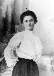 Portrait of Clara Lemlich, leader of the Shirtwaist Strike of 1909-1910