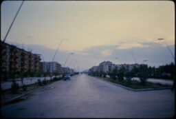 Street with housing nearby (Baku, AZ)