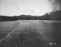 Steamer Dolphin, entering south end of Wrangell Narrows