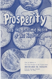 Prosperity and the Economic Health of the Nation