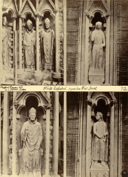 Figures of Bishops, Queens and Kings, Wells Cathedral West Façade      