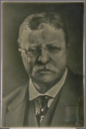 Theodore Roosevelt Ceramic Portrait Tile, 1916