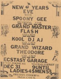 Ecstacy Garage, Dec. 31, 1981