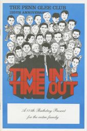 Cover of program for Time In - Time Out, Penn Glee Club's annual show of 1986-1987