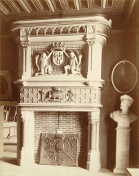 Château de Blois, Fireplace in the Louis XII Wing      