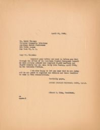 Albert E. Kahn to David Sherman about Outreach Efforts, April 1945 (correspondence)