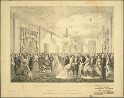 Grand Reception of the Notabilities of the Nation at the White House 1865