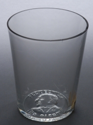 McKinley Protection And Plenty Portrait Drinking Glass, ca. 1896