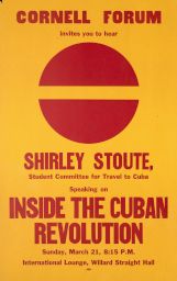 Inside the Cuban Revolution lecture poster.