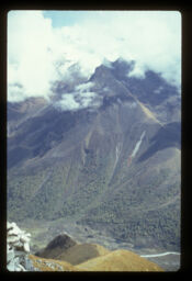 Langtang himal lai badale dhakeko drisya (लांगटंग हिमाललाई बादलले ढाकेको दृश्य / Mount Langtang Covered by Clouds)