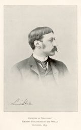 Louis Starr (1849-1925), M.D. 1871, printed version of autographed portrait photograph