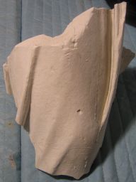 Fragment of draped leg