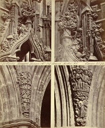Exeter Cathedral. Details of Relief Carving 