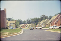 Residential street in Reston's Uplands (Reston, Virginia, USA)