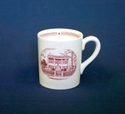 Wedgwood china (University of Pennsylvania Bicentennial, 1940), demitasse cup, "Provost's House"