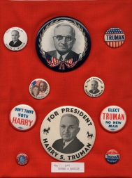 Truman-Barkley Campaign Buttons, ca. 1948