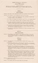 Proposed Revision of the Constitution of the American Jewish Congress