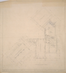 Job #229 - Cellar floor plan for the residence for R. B. Maltby Esq.