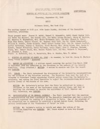 American Jewish Conference Meeting Minutes of the Interim Committee, September 1948