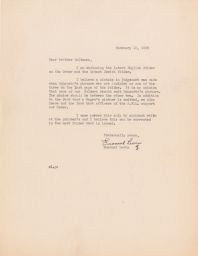 Emanuel Levin to Rubin Saltzman about English Folder on the Order, February 1939 (correspondence)