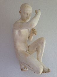 Figure B (Kneeling youth), East pediment, Temple of Zeus, Olympia, miniature