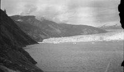 Taku Glacier from rock ledge
