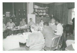 National Gay Task Force staff members in a meeting