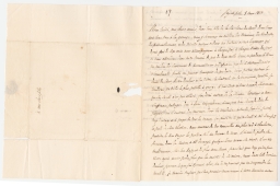 Letter from Lafayette to ["mes cheres amies"]