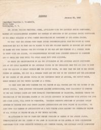 Rubin Saltzman and Albert Kahn to Roosevelt in Advance of Yalta Conference, January 1945 (telegram)