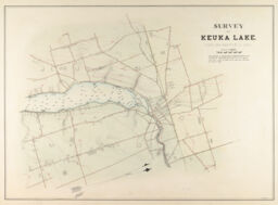 Keuka Lake survey map