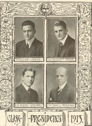 College Class of 1913 Presidents, portraits