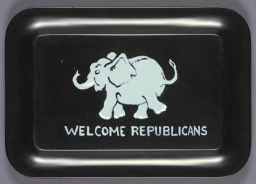 Republican Convention Metal Tray, ca. 1956