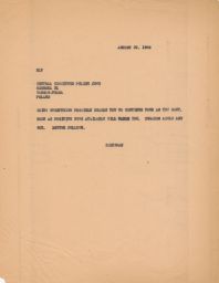 Rubin Saltzman to Central Committee of Jews in Poland, August 1946 (correspondence)
