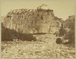 Constantine. The Rock of the Martyrs and the Sidi Rached Bridge      