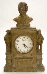 Bryan 16-1 Metal Portrait Clock, ca. 1896