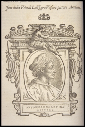 Antonello da Messina, pittore (from Vasari, Lives)