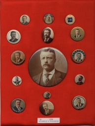 Theodore Roosevelt Campaign Buttons, ca. 1904-1912