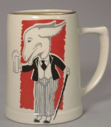 Democratic Donkey Mug, ca. 1956