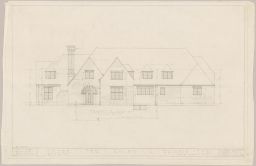 House for Ralph L. Baldwin Esq., front elevation