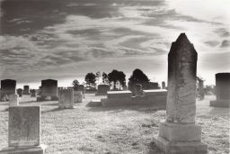 Photo of tombstones: Bertha C. Ammons and J.S. Ammons